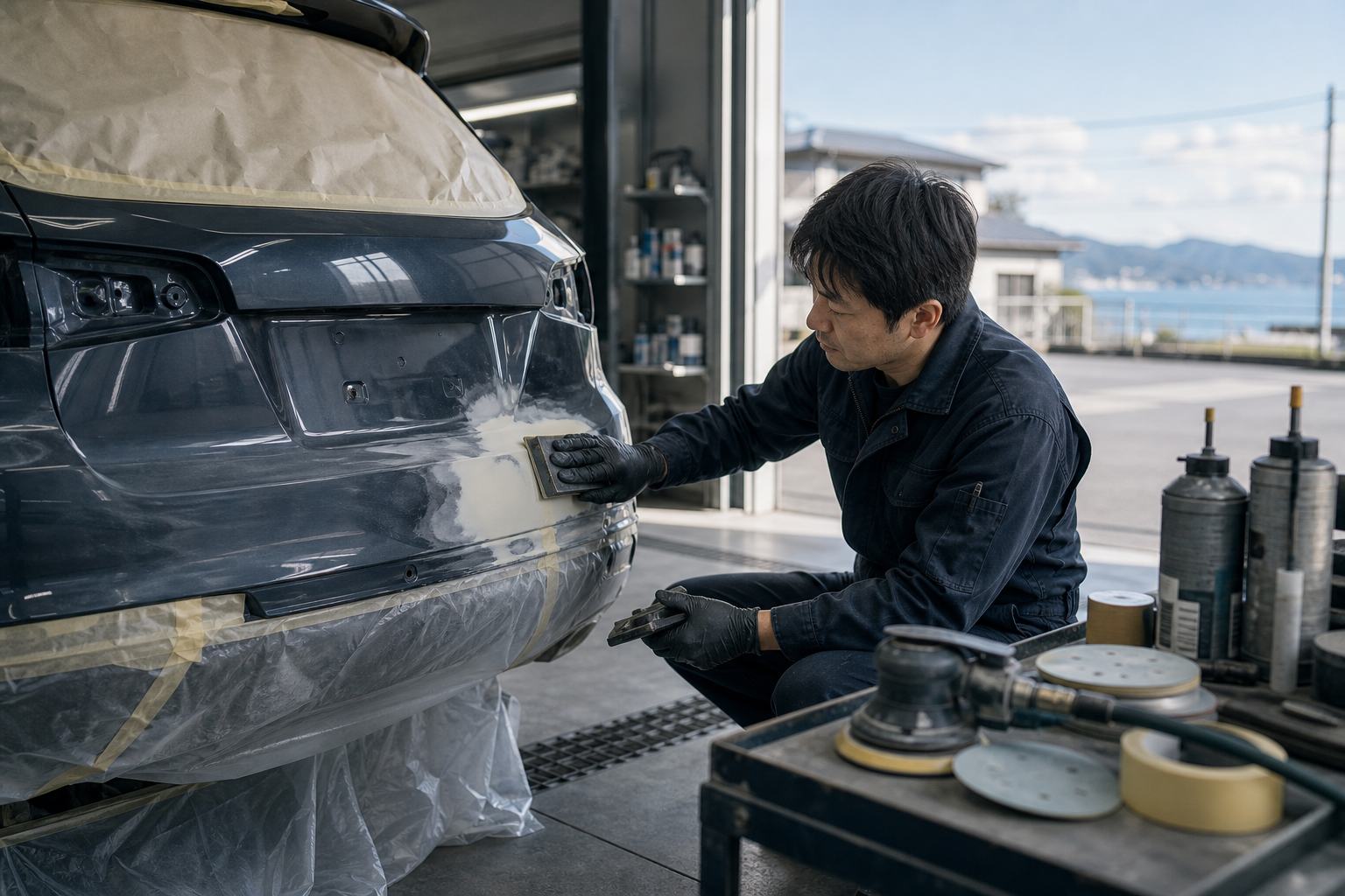 鈑金塗装のイメージ